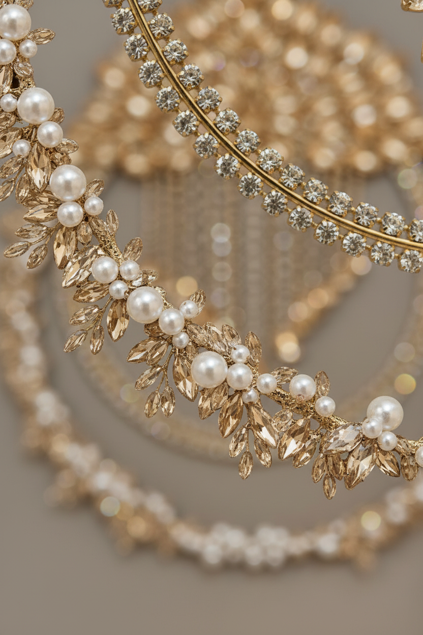 Reserved Custom Order for Pam | Collector’s Piece No. 001 | Champagne Crystal Wreath & Holiday Decor Collection