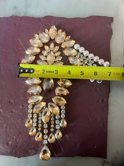 Custom Victorian Crystal Staircase Garland Set | Hand-Soldered Luxury Swags & Medallions | Heirloom Decor for Historic Homes