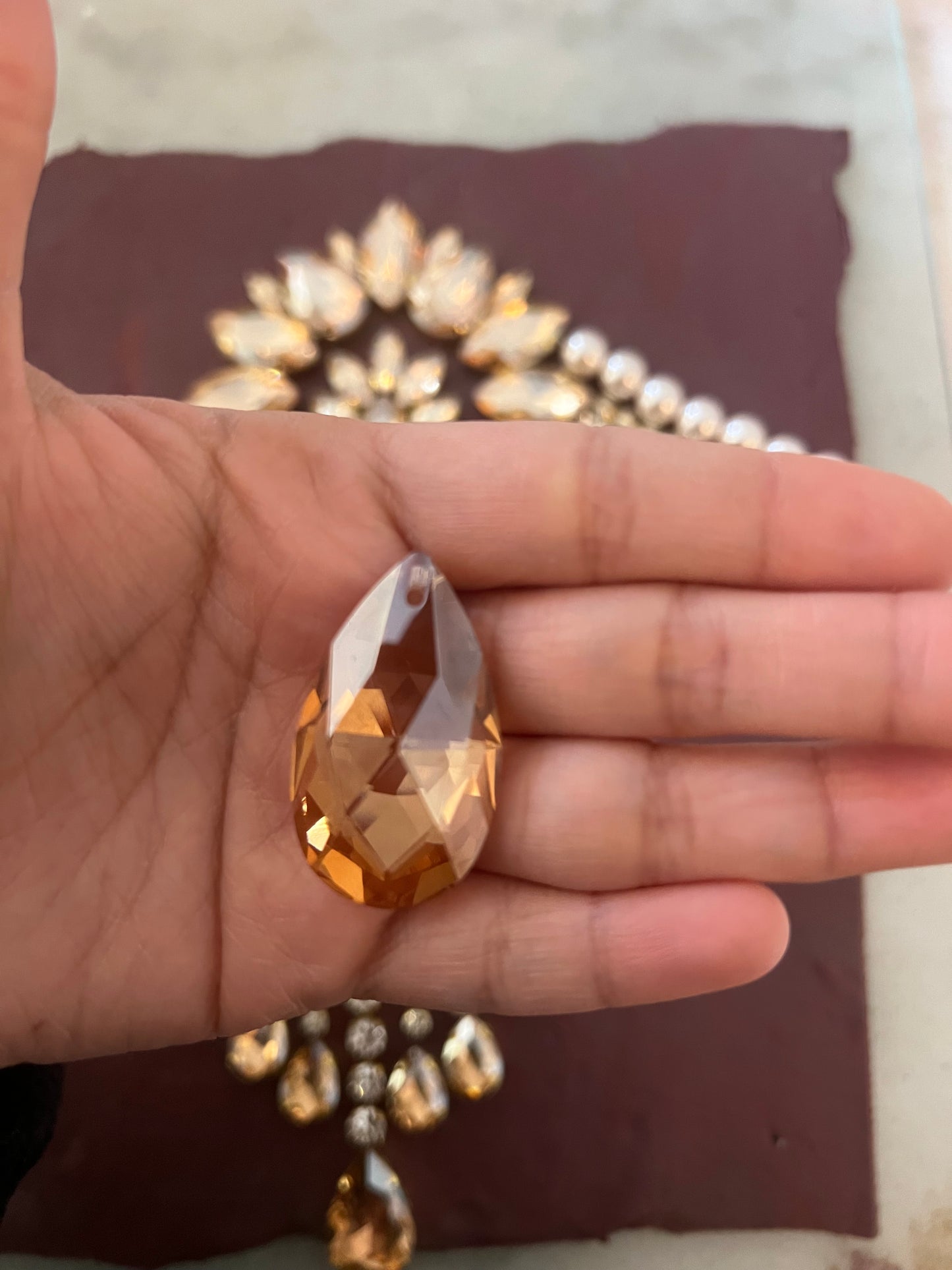 Custom Victorian Crystal Staircase Garland Set | Hand-Soldered Luxury Swags & Medallions | Heirloom Decor for Historic Homes