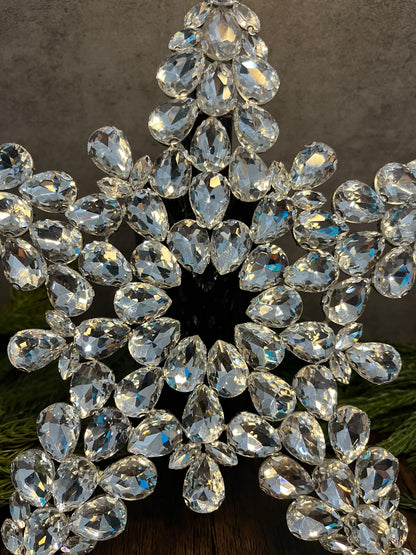 Crystal Star Christmas Tree Topper | Rhinestone & Luxury Tree Topper