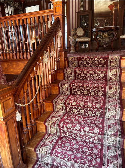 Custom Victorian Crystal Staircase Garland Set | Hand-Soldered Luxury Swags & Medallions | Heirloom Decor for Historic Homes