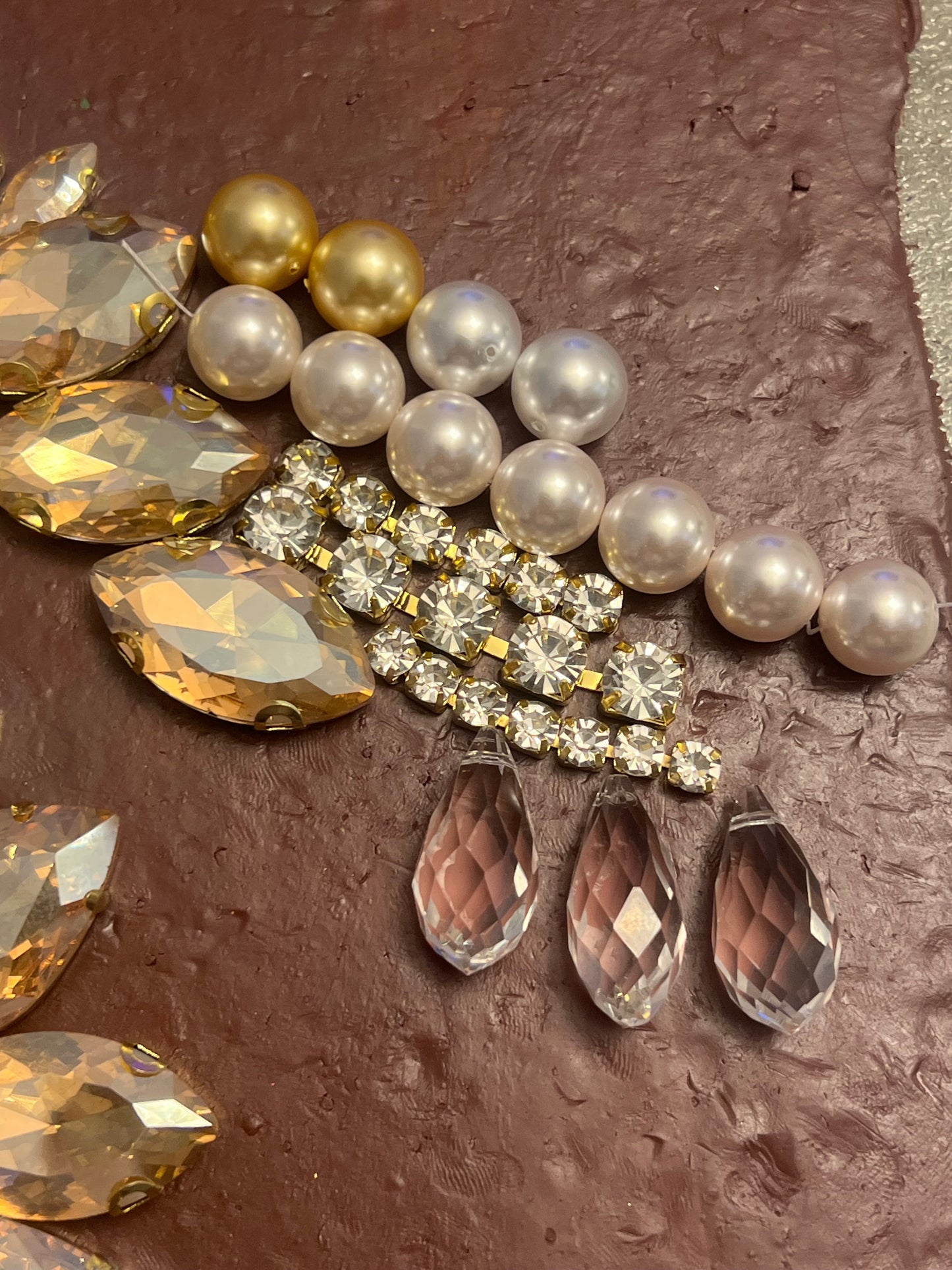 Custom Victorian Crystal Staircase Garland Set | Hand-Soldered Luxury Swags & Medallions | Heirloom Decor for Historic Homes