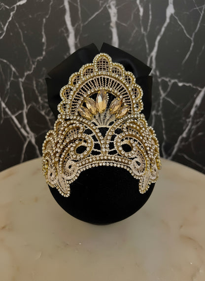 Handmade Black & Gold Christmas Ornament: Luxe Holiday Decor