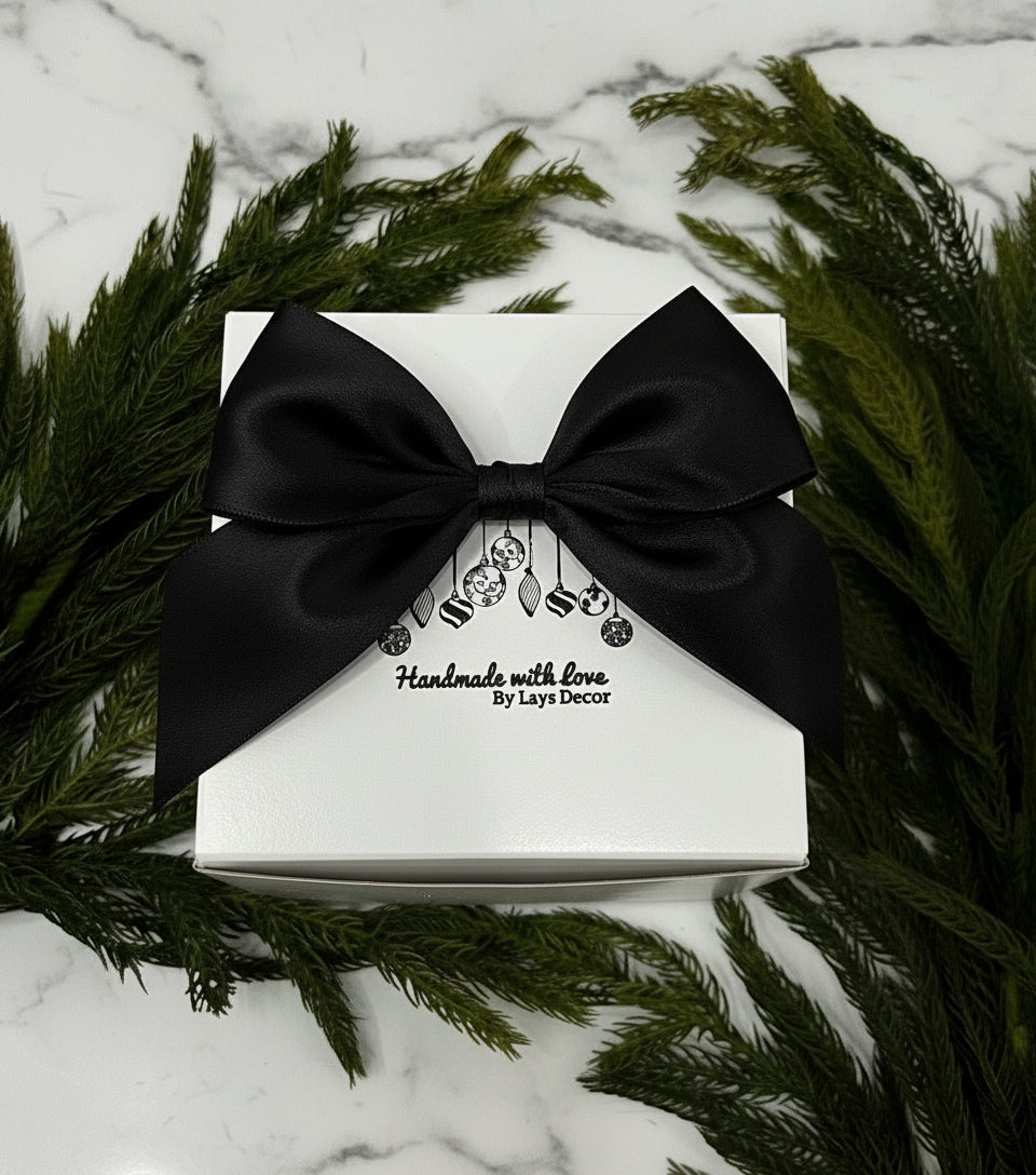 Blue Rhinestone Christmas Ornament: Handmade Satin Holiday Decor