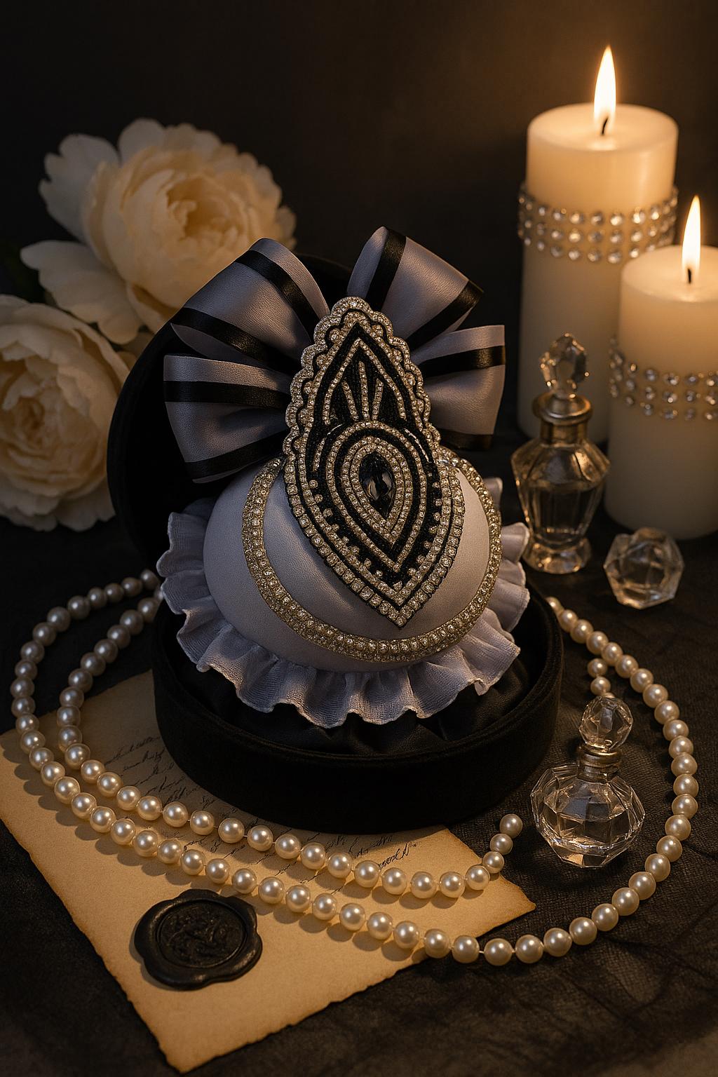 Handmade Gothic Halloween Ornament: Spooky Tree Bauble