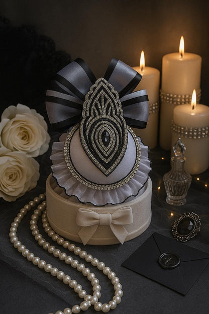 Handmade Gothic Halloween Ornament: Spooky Tree Bauble