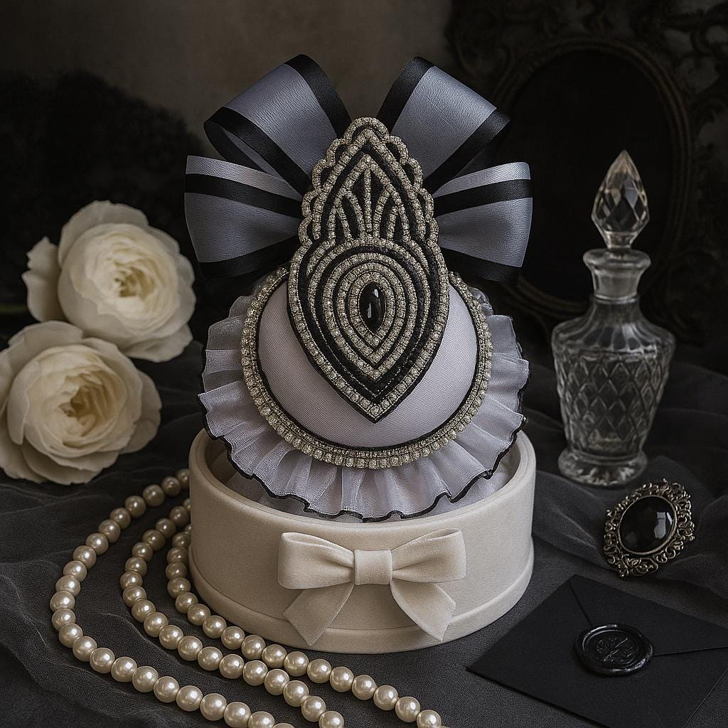 Handmade Gothic Halloween Ornament: Spooky Tree Bauble